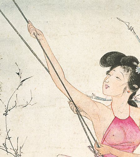 宏伟-胡也佛的仕女画和最知名的金瓶梅秘戏图